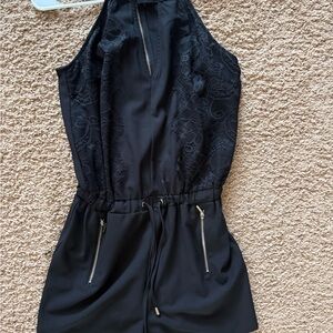 Marilyn Monroe Black Lace Jumpsuit